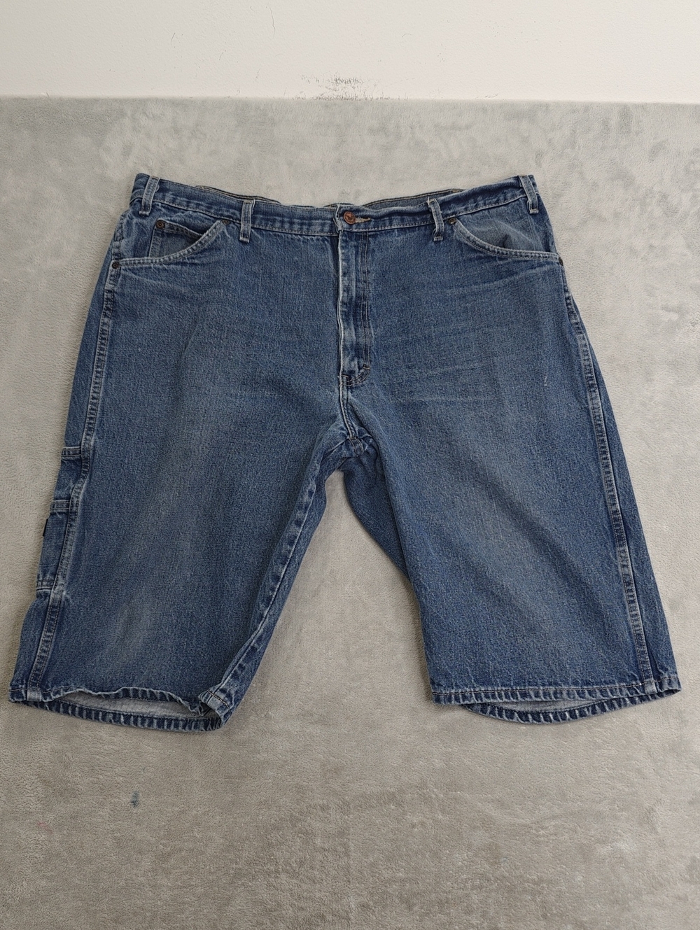 Dickies Men's Blue Denim Carpenter Shorts